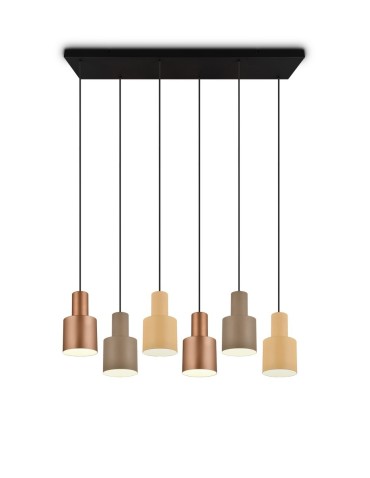 Trio AGUDO Modern Pendant 6xE27 max 40W Multicolor 319400617 - product 2