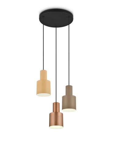 Trio AGUDO Pendant Modern 3xE27 max 40W Multicolor 319430317