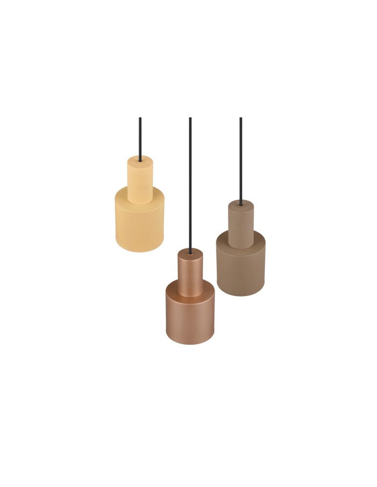 Triple pendant lamps - Trio AGUDO Pendant Modern 3xE27 max 40W Multicolor 319430317 - product kolory-swiatla.pl 3