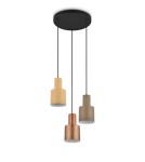Triple pendant lamps - Trio AGUDO Pendant Modern 3xE27 max 40W Multicolor 319430317 - product 4