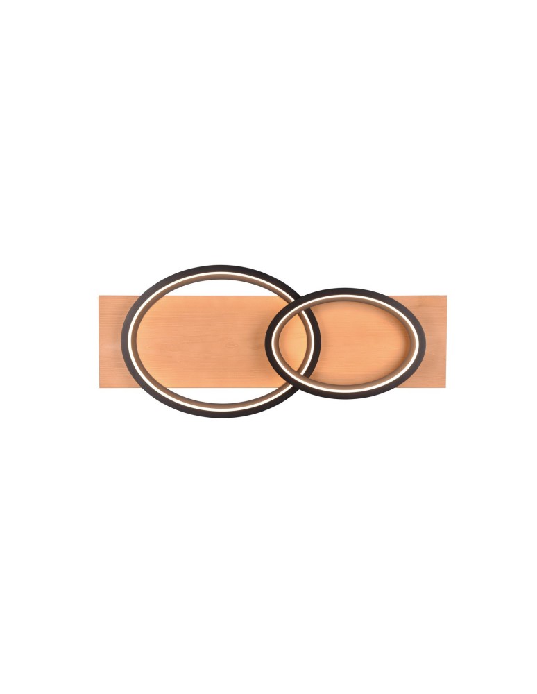 Lampy sufitowe LED - Trio BARCA Sufitowa Nowoczesna 1xLED max 30W 3000K Czarny Mat 641110232 - produkt kolory-swiatla.pl 4