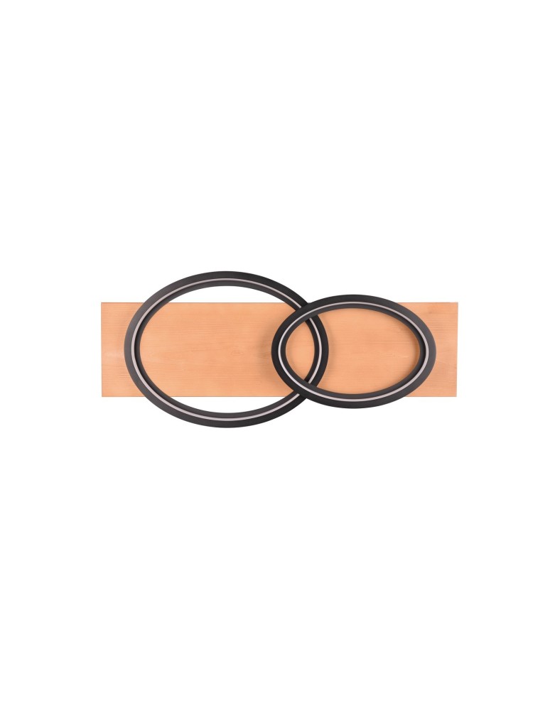 Lampy sufitowe LED - Trio BARCA Sufitowa Nowoczesna 1xLED max 30W 3000K Czarny Mat 641110232 - produkt kolory-swiatla.pl 6