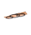 Lampy sufitowe LED - Trio BARCA Sufitowa Nowoczesna 1xLED max 40W 3000K Czarny Mat 641110332 - produkt 5