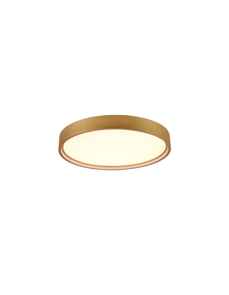 Lampy sufitowe LED - Trio DOHA Sufitowa Nowoczesna 1xLED max 29W 2300+3000+4000K Mosiądz Mat 641310208 - produkt kolory-swiatla.pl 3