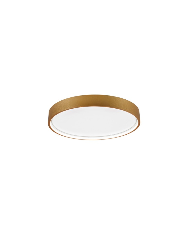 LED ceiling lamps - Trio DOHA Modern Ceiling 1xLED max 29W 2300+3000+4000K Brass Mat 641310208 - product kolory-swiatla.pl 4