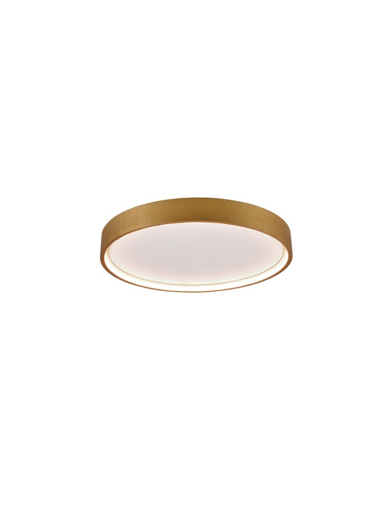 Lampy sufitowe LED - Trio DOHA Sufitowa Nowoczesna 1xLED max 29W 2300+3000+4000K Mosiądz Mat 641310208 - produkt kolory-swiatla.pl 5