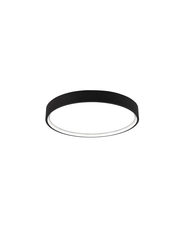 LED ceiling lamps - Trio DOHA Modern Ceiling 1xLED max 29W 2300+3000+4000K Black Mat 641310232 - product kolory-swiatla.pl 4