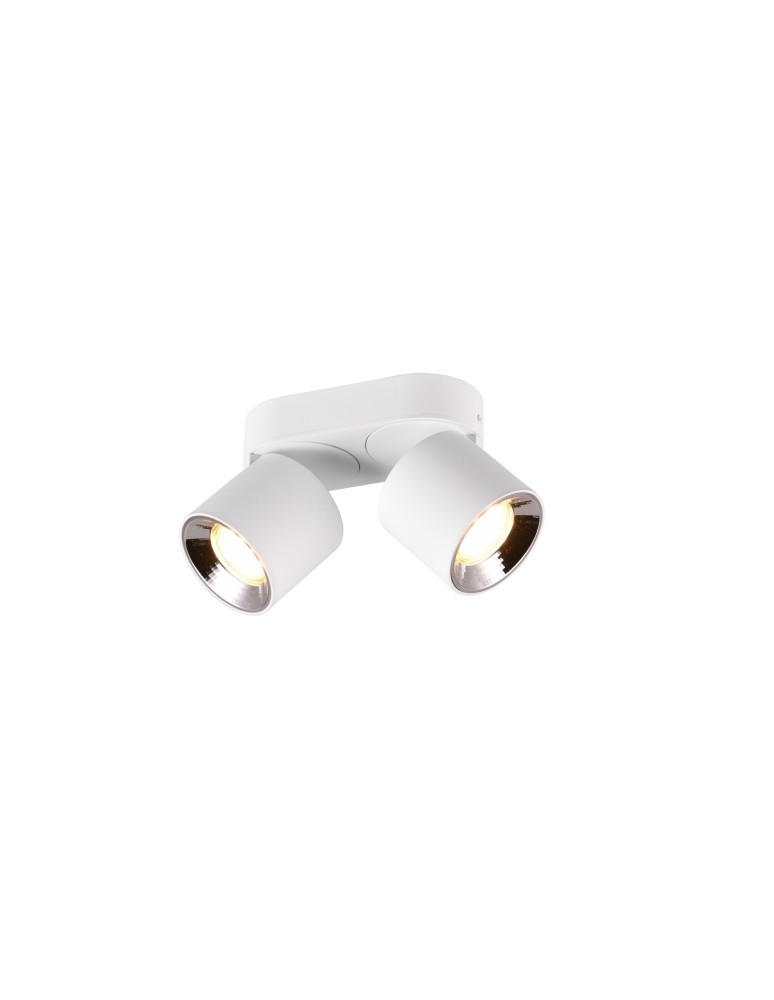 Lampy sufitowe regulowane - spoty - Trio GUAYANA Sufitowa Nowoczesna 2xGU10 max 10W Biały Mat 651000231 - produkt kolory-swiatla.pl 1
