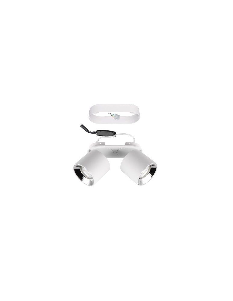 Adjustable ceiling lamps - spots - Trio GUAYANA Ceiling Modern 2xGU10 max 10W White Matte 651000231 - product kolory-swiatla.pl 3