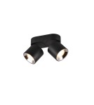 Adjustable ceiling lamps - spots - Trio GUAYANA Ceiling Modern 2xGU10 max 10W Black Matte 651000232 - product 1