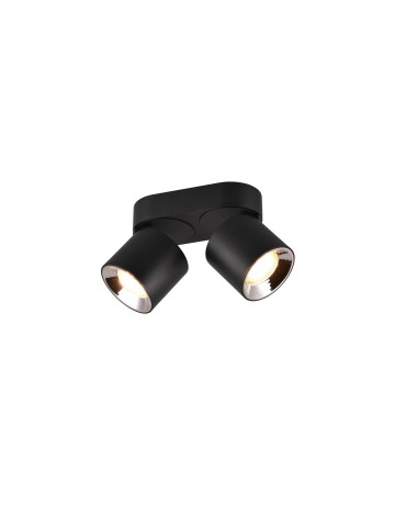Trio GUAYANA Ceiling Modern 2xGU10 max 10W Black Matte 651000232