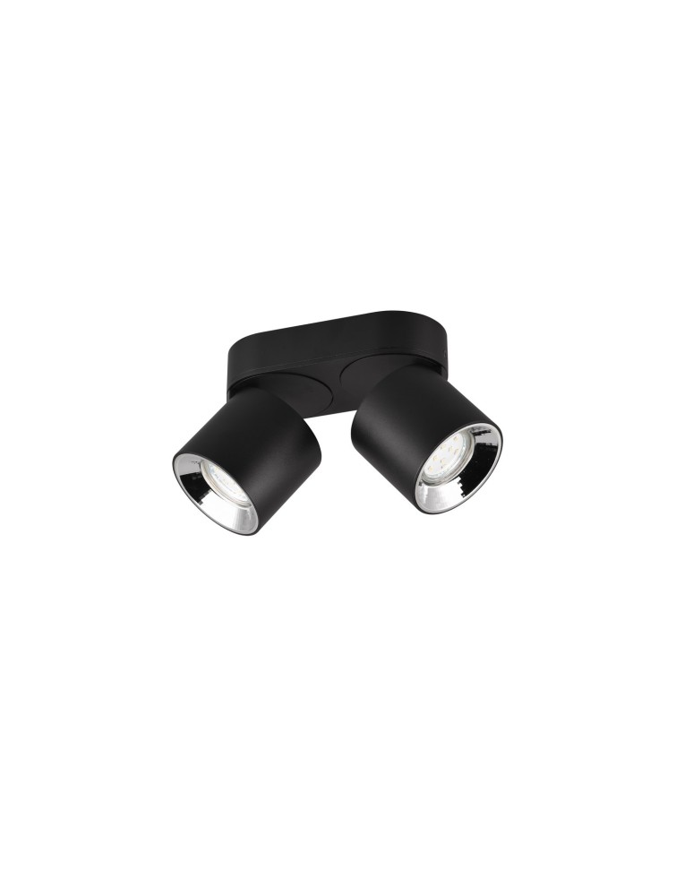 Adjustable ceiling lamps - spots - Trio GUAYANA Ceiling Modern 2xGU10 max 10W Black Matte 651000232 - product kolory-swiatla.pl 4
