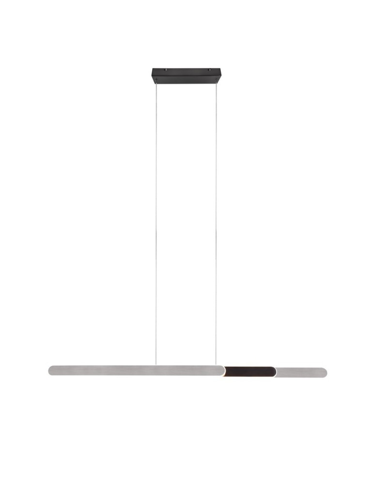 Pendant lamps - Trio HELIOS Pendant Modern 1xLED max 48W 2700-6500K Brushed Aluminum 343310305 - product kolory-swiatla.pl 3