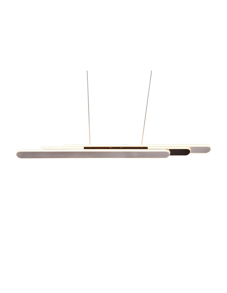 Pendant lamps - Trio HELIOS Pendant Modern 1xLED max 48W 2700-6500K Brushed Aluminum 343310305 - product kolory-swiatla.pl 5