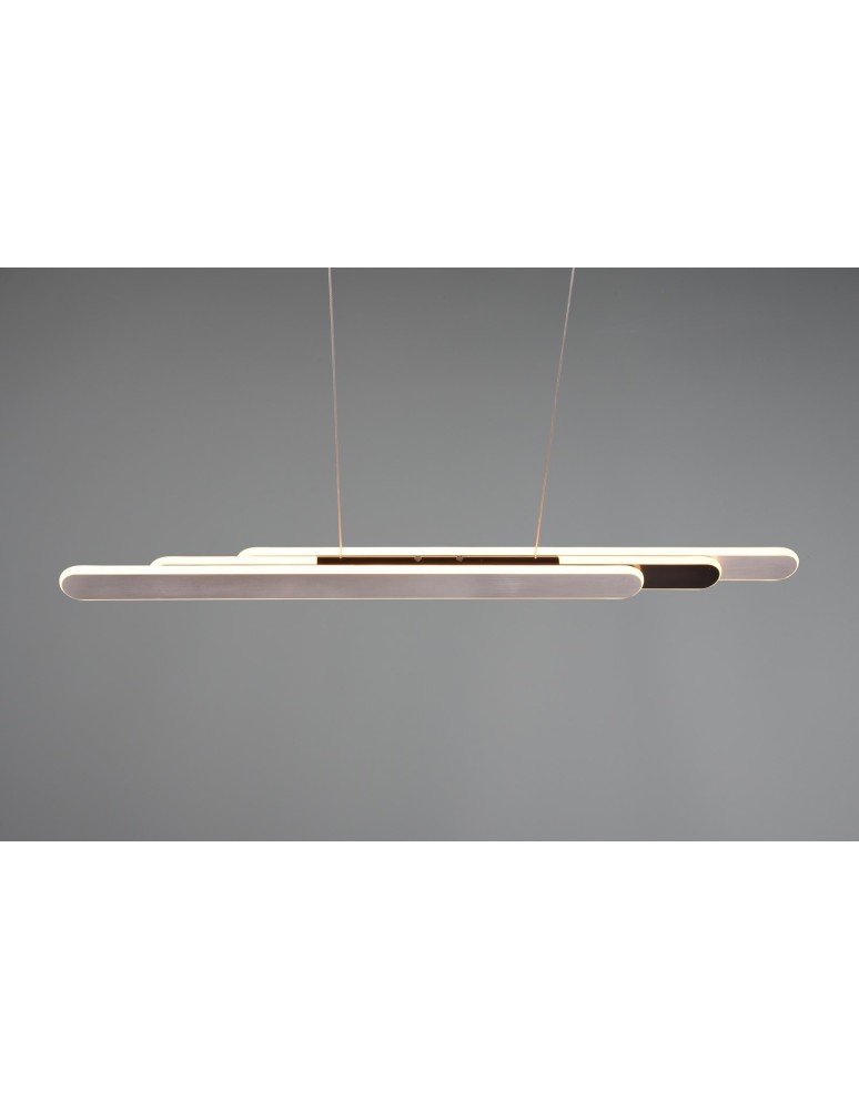Pendant lamps - Trio HELIOS Pendant Modern 1xLED max 48W 2700-6500K Brushed Aluminum 343310305 - product kolory-swiatla.pl 9