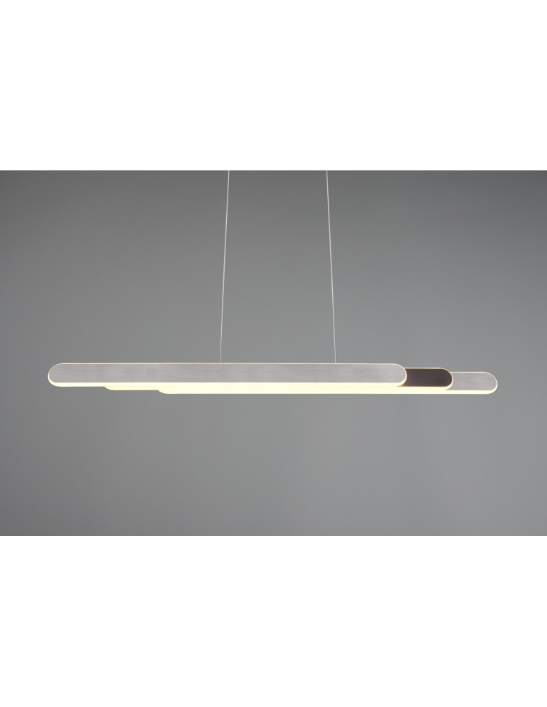 Pendant lamps - Trio HELIOS Pendant Modern 1xLED max 48W 2700-6500K Brushed Aluminum 343310305 - product kolory-swiatla.pl 10