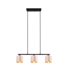 Pendant lamps on a strip - Trio JULIETA Modern Pendant 3xE14 max 40W Beige 319000344 - product 2