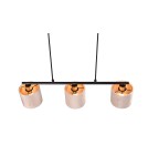 Pendant lamps on a strip - Trio JULIETA Modern Pendant 3xE14 max 40W Beige 319000344 - product 3