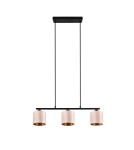 Pendant lamps on a strip - Trio JULIETA Modern Pendant 3xE14 max 40W Beige 319000344 - product 6
