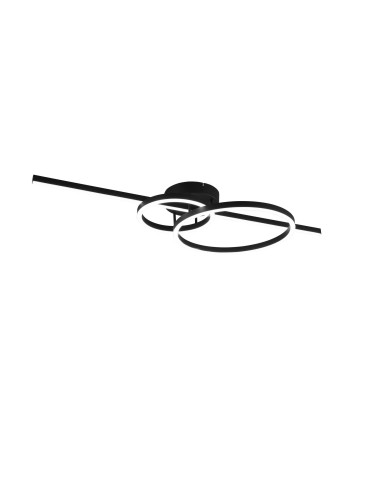 Trio MONTILLA Sufitowa Nowoczesna 1xLED max 54W 2700-6000K Czarny Mat 643010332 - produkt 2