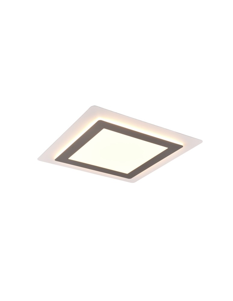 Lampy sufitowe LED - Trio MORGAN Sufitowa Nowoczesna 1xLED max 46W 2700-6500K Nikiel Mat 641510207 - produkt kolory-swiatla.pl 1