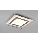Lampy sufitowe LED - Trio MORGAN Sufitowa Nowoczesna 1xLED max 46W 2700-6500K Nikiel Mat 641510207 - produkt 7
