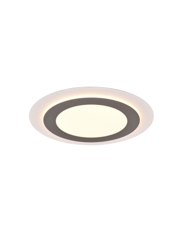 Trio MORGAN Modern Ceiling 1xLED max 42W 2700-6500K Nickel Mat 641519207