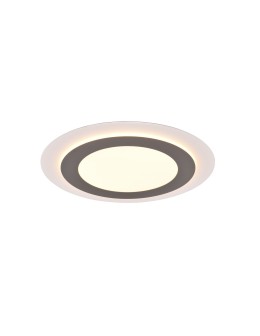 Trio MORGAN Sufitowa Nowoczesna 1xLED max 42W 2700-6500K Nikiel Mat 641519207
