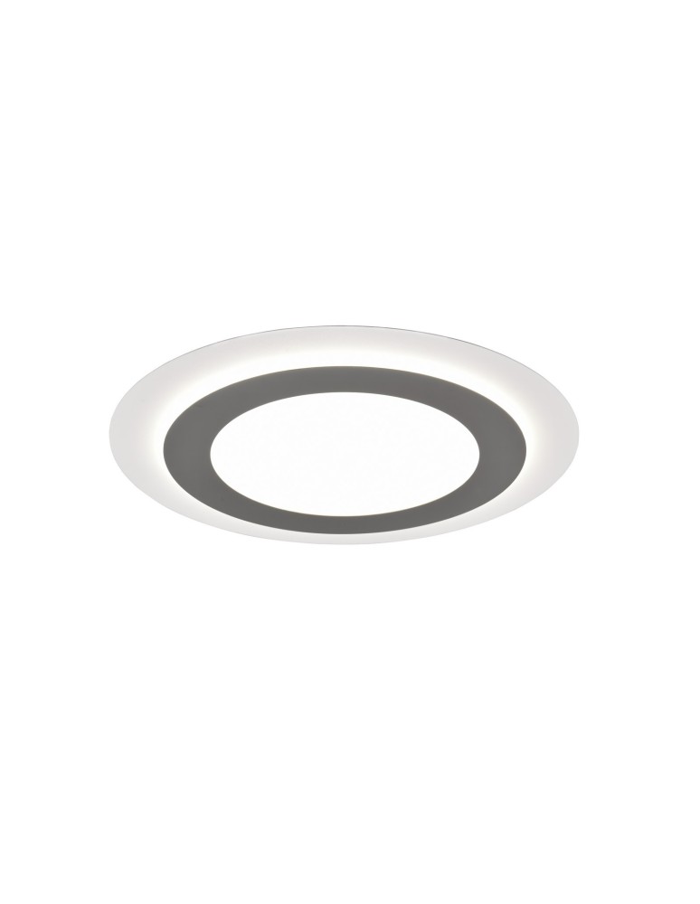 Lampy sufitowe LED - Trio MORGAN Sufitowa Nowoczesna 1xLED max 42W 2700-6500K Nikiel Mat 641519207 - produkt kolory-swiatla.pl 2