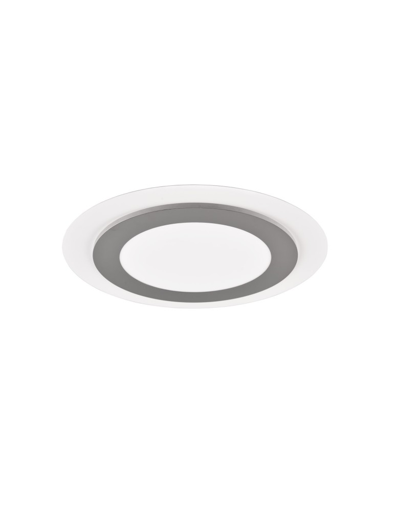 Lampy sufitowe LED - Trio MORGAN Sufitowa Nowoczesna 1xLED max 42W 2700-6500K Nikiel Mat 641519207 - produkt kolory-swiatla.pl 5