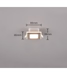Flush-mounted hermetic lamps - Trio NIMBUS Bathroom Ceiling 1xLED max 5W 3000K Chrome 653410106 - product 10