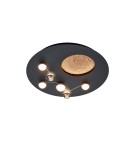 LED ceiling lamps - Trio ZODIAC Modern Ceiling 1xLED max 42W 2300+3000+4000K Black Matte 644810132 - product 1