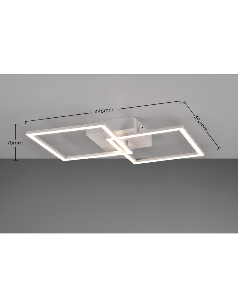 LED ceiling lamps - RL TRAIL Ceiling Modern 1xLED max 20W 4000K White Mat R64492131 - product kolory-swiatla.pl 10
