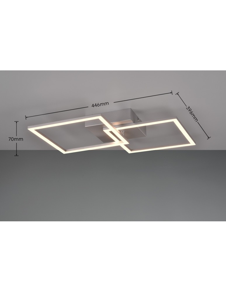 LED ceiling lamps - RL TRAIL Ceiling Modern 1xLED max 20W 3000K Titanium R64492187 - product kolory-swiatla.pl 10