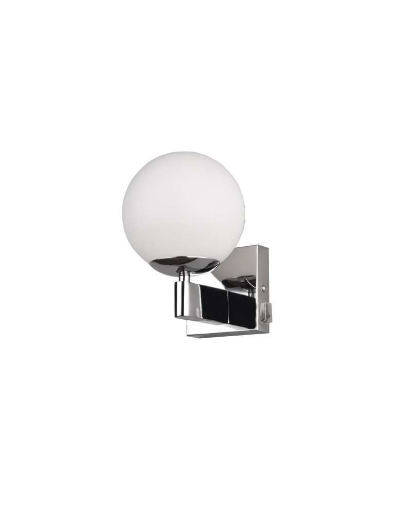 Bathroom wall lamps - Trio Bathroom Wall Ball 1xE14 max 10W Chrome 284270106 - product kolory-swiatla.pl 6