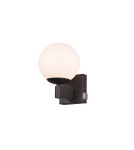Bathroom wall lamps - Trio Bathroom Wall Ball 1xE14 max 10W Black Matte 284270132 - product 1