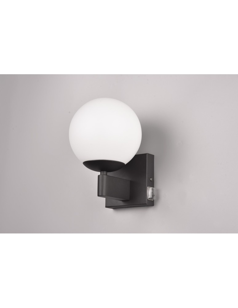 Bathroom wall lamps - Trio Bathroom Wall Ball 1xE14 max 10W Black Matte 284270132 - product kolory-swiatla.pl 7