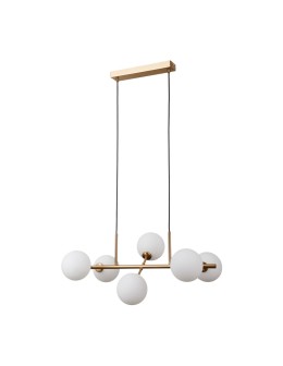 Italux Mirellio Honey Brass Pendant 6xG9 5W PND-66463-6-HB