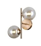Wall lamps spheres - Italux Erimida Wall lamp Honey brass 2xG9 5W WL-2244-2-HBR - product 1