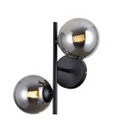 Wall lamps spheres - Italux Erimida Wall lamp Black matt 2xG9 5W WL-2244-2-BL - product 1