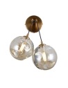 Italux Perlos Wall lamp Honey brass 2xG9 5W WL-54456-2-HB