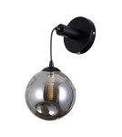 Wall lamps spheres - Italux Perlos Wall lamp Black matte 1xG9 5W WL-54456-1A-BK-SMG - product 2