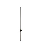 Designer wall lamps - Italux Vinto Wall lamp Black sandblasted 1xLED 9W 4000K WL-73526-80-4K-BL - product 3
