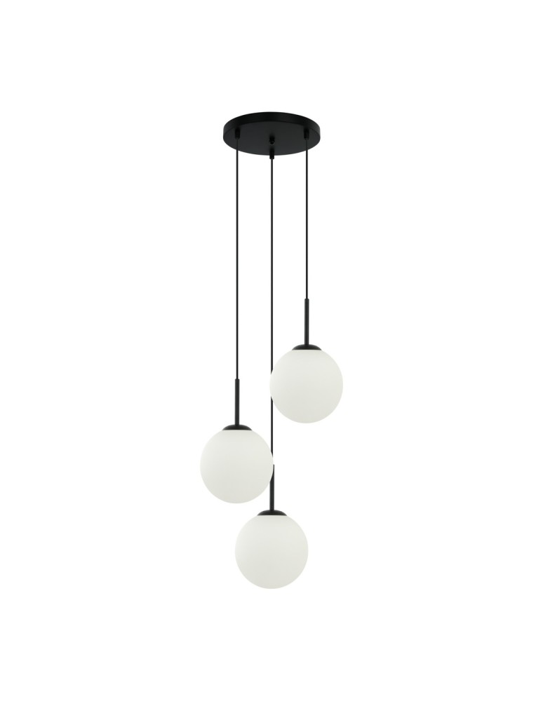 Triple pendant lamps - Italux Deore Pendant Black 3xE27 40W PND-5578-3S-BK - product kolory-swiatla.pl 2