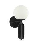 Retro wall lamps - Italux Aldeva Wall lamp Black 1xE27 40W WL-02340-1-BK - product 1