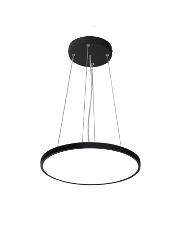 Italux Alata Pendant Black 1xLED 24W 2800K+4000K+6000K PND-72836-300R-24W-BL