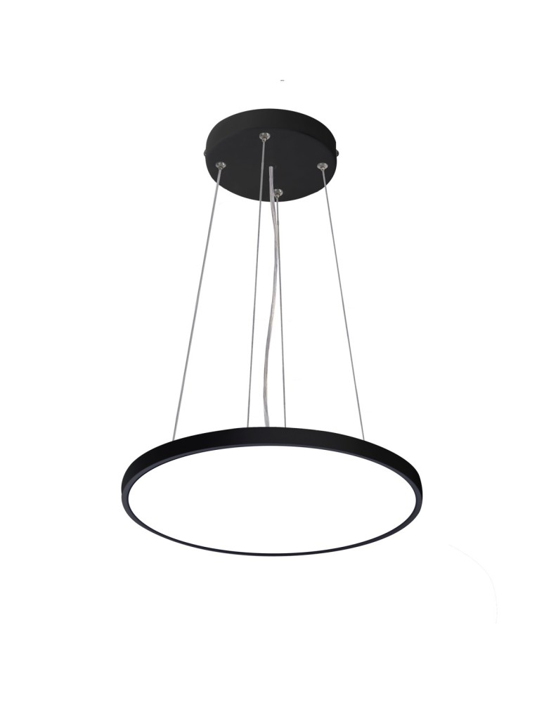 LED pendant lamps - Italux Alata Pendant Black 1xLED 24W 2800K+4000K+6000K PND-72836-300R-24W-BL - product kolory-swiatla.pl 1