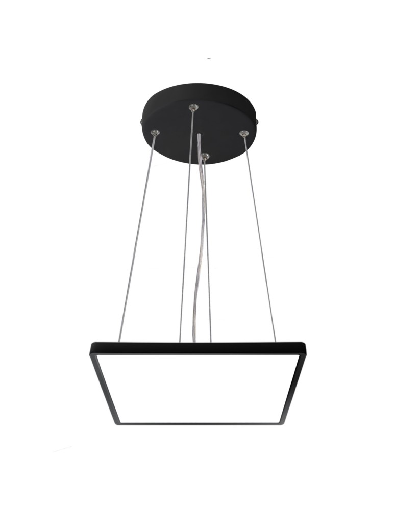 LED pendant lamps - Italux Bastia Pendant Black 1xLED 18W 2800K+4000K+6000K PND-83625-230S-18W-BL - product kolory-swiatla.pl 1