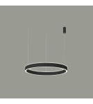 Pendant lamps circles - Italux Brasco Up Down Pendant Black 2xLED 60W 3000K+4000K PND-56215D-060RPP-BK-3KS4K-TRDIMM - product 1