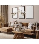 Pendant lamps over the island - Italux Canello Hanging Brass Honey 7xG9 5W PND-406007-7-HBR - product 3